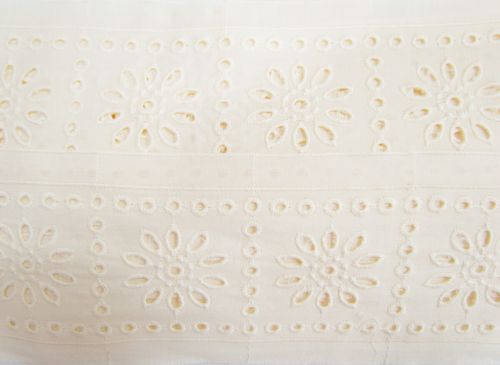 Great value 85mm Sunny Girl Broderie Anglaise Trim- Cream #228 available to order online New Zealand