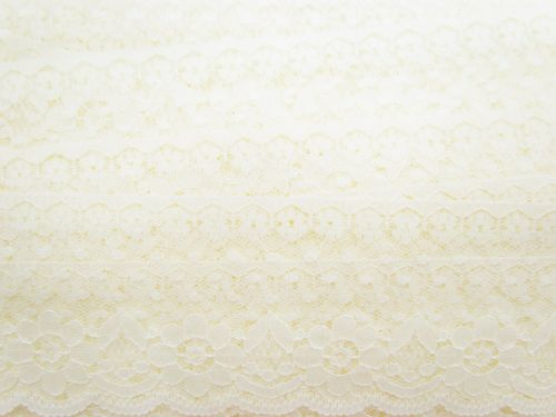 Great value 70mm Sophia Floral Lace Trim- Cream #293 available to order online New Zealand