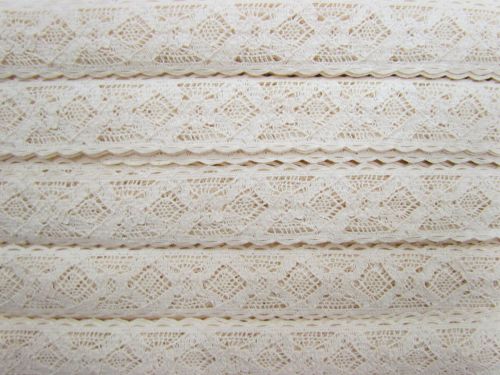 Great value 32mm Elena Cotton Lace Trim #312 available to order online New Zealand