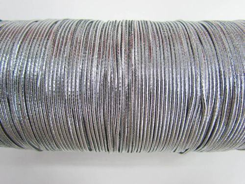 Great value 2mm Round Elastic- Metallic Silver #344 available to order online New Zealand