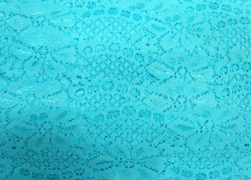 Great value 60mm Stretch Lace Trim- Clear Aqua #353 available to order online New Zealand