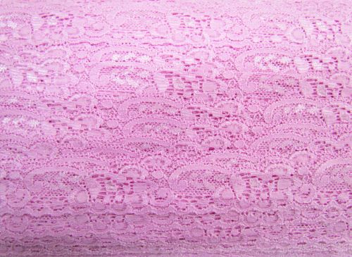 Great value 30mm Stretch Lace Trim- Rosey Pink #365 available to order online New Zealand