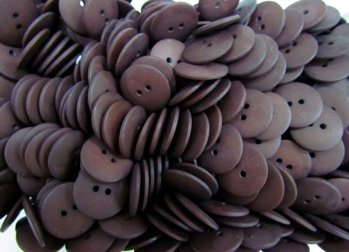 Great value 20mm Matte Rich Brown Fashion Button FB193 available to order online New Zealand