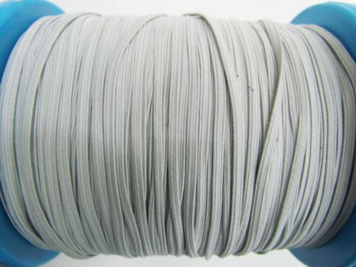 Great value 3mm Braided Elastic- Cool Grey #1017M available to order online New Zealand