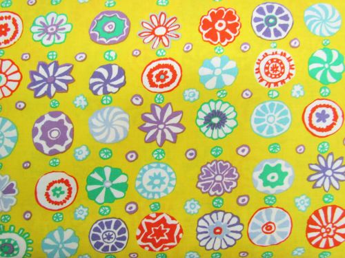 Great value Kaffe Fassett Whirligig- Yellow available to order online New Zealand