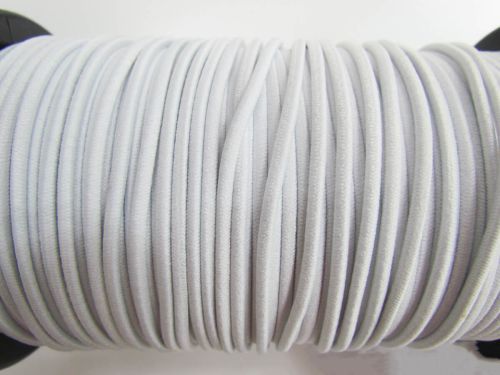 Great value 3mm Bungee Cord Elastic- White #499 available to order online New Zealand