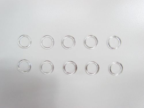 Great value 11mm Plastic Clear Lingerie Strap Rings RW314- Pack of 10 available to order online New Zealand