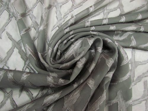 Great value Lightning Strike Chiffon- Grey #5262 available to order online New Zealand