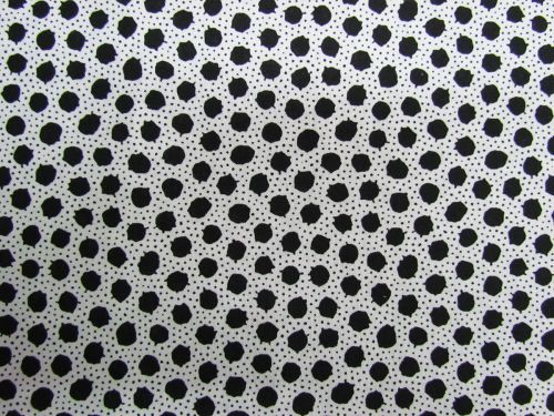Great value Morning Frost Cotton- Freckle Spot Black on White DV2104 available to order online New Zealand
