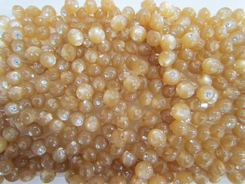 Great value 8mm Button- FB219- Beige Diamante available to order online New Zealand