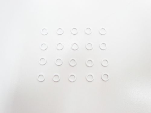 Great value 5mm Strap Rings Plastic White RW320- Pack of 20 available to order online New Zealand