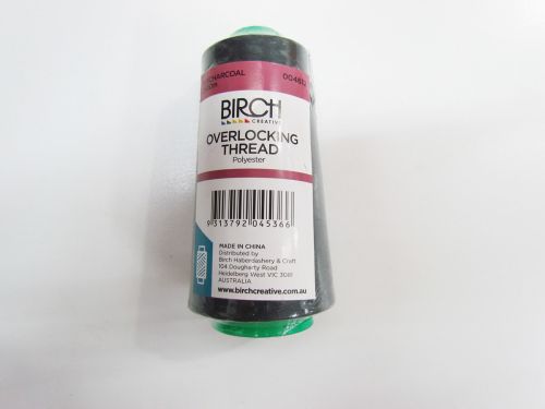 Great value 2500m Polyester Overlocking Thread- 973 Charcoal available to order online New Zealand