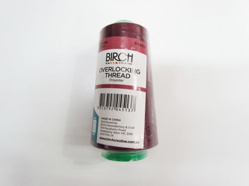 Great value 2500m Polyester Overlocking Thread- 178 Wine available to order online New Zealand