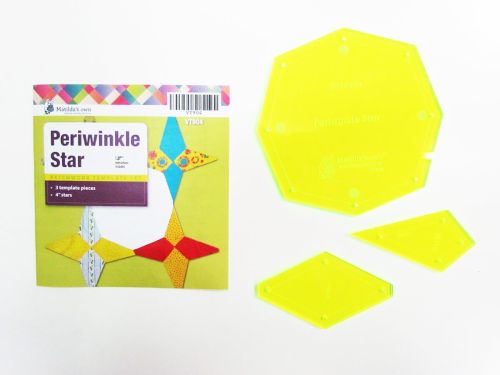 Great value Periwinkle Star Patchwork Template Set available to order online New Zealand