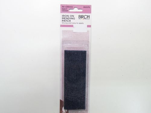 Great value Iron on Mending Patch- Navy Denim available to order online New Zealand