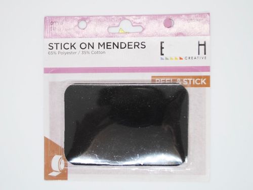 Great value Stick on Mending Patch- Black- Pack of 8 available to order online New Zealand