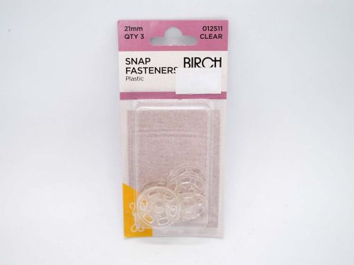 Great value Snap Fasteners -21mm - Clear available to order online New Zealand