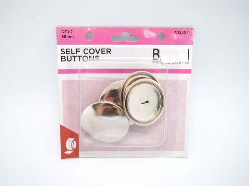 Great value Self Cover Buttons- 38mm- Pack of 2 available to order online New Zealand