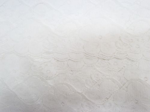 Great value 55mm Floral Lace Trim- Impatiens White #670 available to order online New Zealand