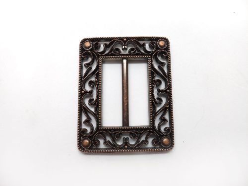 Great value 40mm Filigree Bronze Slider Buckle- RW529 available to order online New Zealand