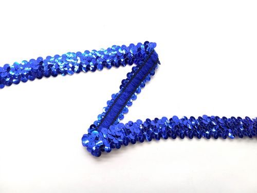 Great value Stretch Sequin Trim- 2 Row- Sapphire available to order online New Zealand