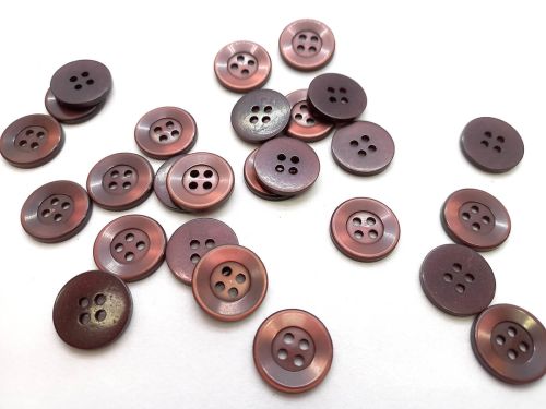 Great value 15mm Button- FB369- Dark Brown available to order online New Zealand