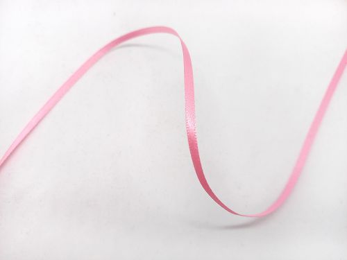 Great value Double Sided Satin Ribbon- 3mm- 52 HOT PINK available to order online New Zealand