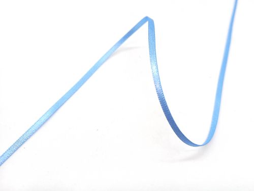 Great value Double Sided Satin Ribbon- 3mm- 76 CORNFLOWER available to order online New Zealand