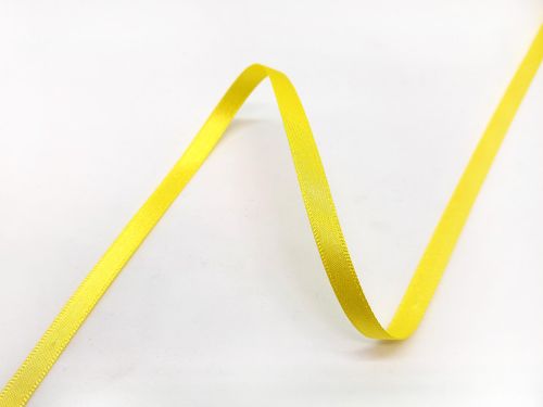 Great value Double Sided Satin Ribbon- 7mm- 63/679 YELLOW available to order online New Zealand