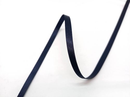 Great value Double Sided Satin Ribbon- 7mm- 674 MIDNIGHT available to order online New Zealand
