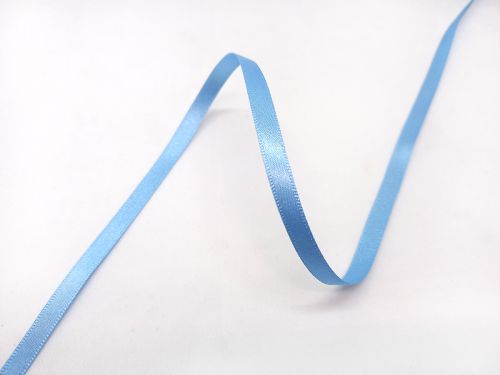 Great value Double Sided Satin Ribbon- 7mm- 76 CORNFLOWER available to order online New Zealand