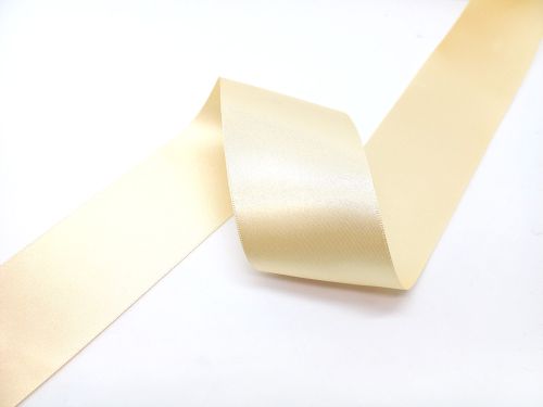 Great value Double Sided Satin Ribbon- 50mm- 50 CREAM available to order online New Zealand