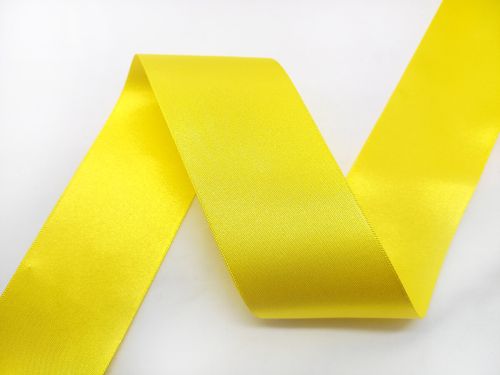 Great value Double Sided Satin Ribbon- 50mm- 63/679 YELLOW available to order online New Zealand