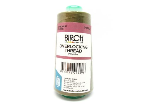 Great value 2500m Overlocking Thread- 279 Khaki available to order online New Zealand