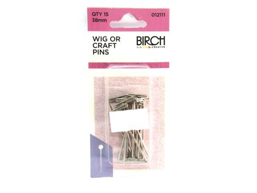 Great value Wig or Craft Pins- 38mm- Pack of 15 available to order online New Zealand