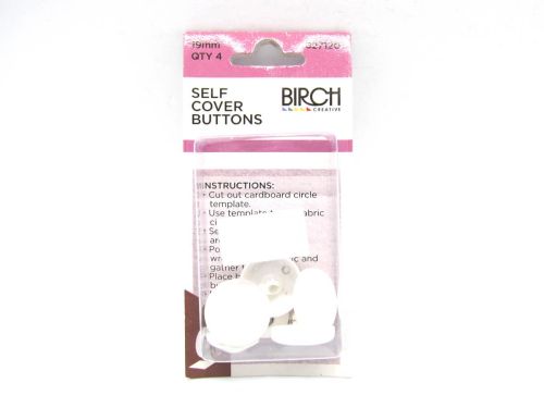 Great value Self Cover Buttons- 19mm- Pack of 4 available to order online New Zealand