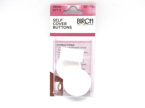 Great value Self Cover Buttons- 29mm- Pack of 2 available to order online New Zealand