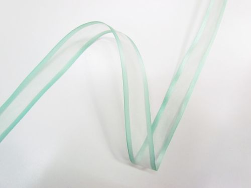 Great value 25mm Satin Edge Organza Ribbon- Soft Mint #805 available to order online New Zealand