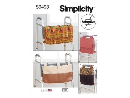 Great value Simplicity Pattern S9493 WALKER BAGS- Size OS (ONE SIZE) available to order online New Zealand