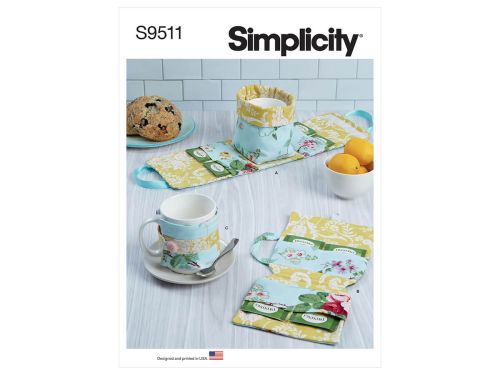 Great value Simplicity Pattern S9511 Mug Case, Tea Bag Case, Mug Cozy- Size OS (One Size Only) available to order online New Zealand