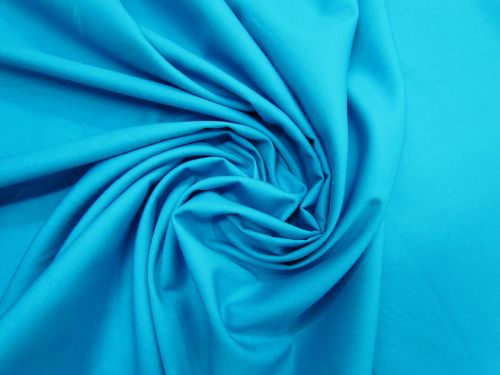 Great value Smooth Cotton Poplin- Aqua #7498 available to order online New Zealand