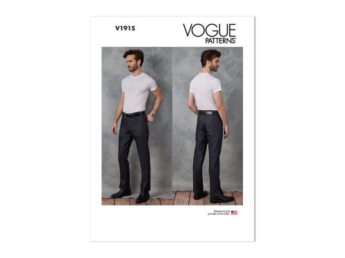Great value Vogue Pattern V1915 MEN'S JEANS- Size MUU(34-36-38-40) available to order online New Zealand