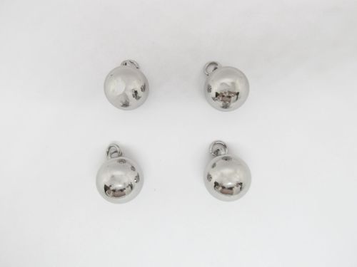 Great value 20mm Metal Bauble Silver- 4pk- RW451 available to order online New Zealand