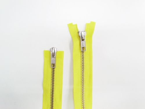 Great value 102cm Open End 2 Slider Zip- Lemon Yellow #TRW71 available to order online New Zealand