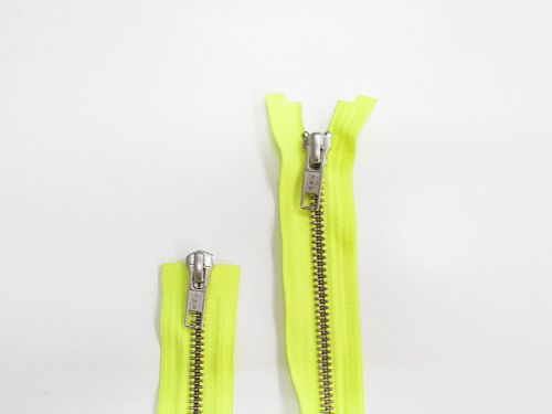 Great value 102cm Open End 2 Slider Zip- Neon Yellow #TRW72 available to order online New Zealand