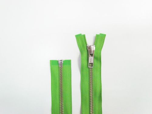 Great value 125cm Open End Single Slide Zipper- Mid Green #TRW100 available to order online New Zealand