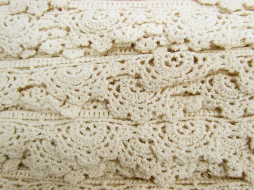 Great value 45mm Heavy Cotton Lace- Natural #T024 available to order online New Zealand