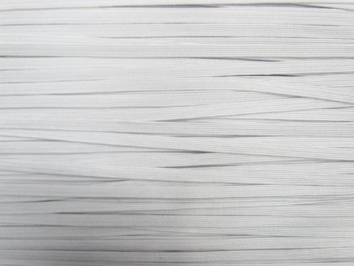 Great value 5mm Braided Elastic- White #T066 available to order online New Zealand