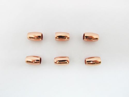 Great value Metal Cord Ends Rose Gold 6pk- RW616 available to order online New Zealand