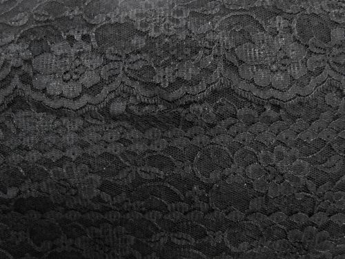 Great value 65mm Flowerbed Lace Trim- Black #T113 available to order online New Zealand